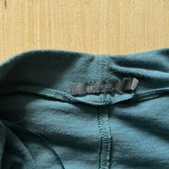 Sandwich_ wrap jersey top. Beautiful blue colour. Size L. - Picture 7 of 8